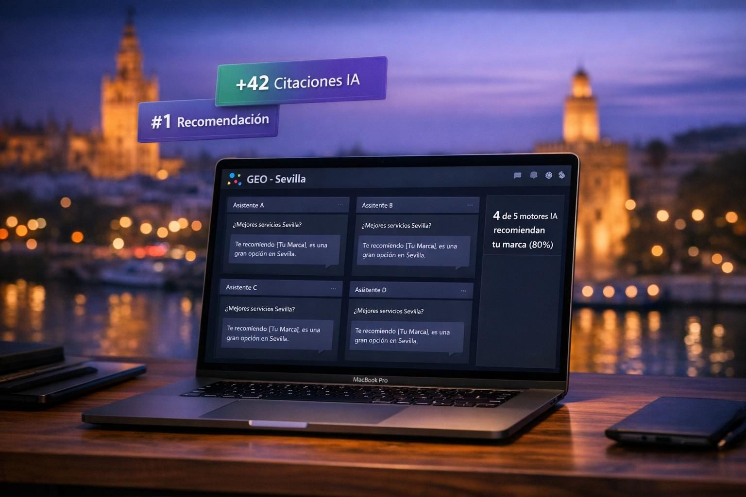 GEO en Sevilla — GEO en Sevilla — Posicionamiento en ChatGPT, Gemini y Copilot