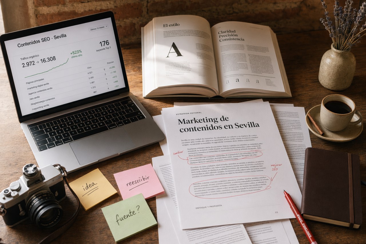 Contenidos en Sevilla — Marketing de Contenidos en Sevilla — Contenido que Posiciona y Convierte