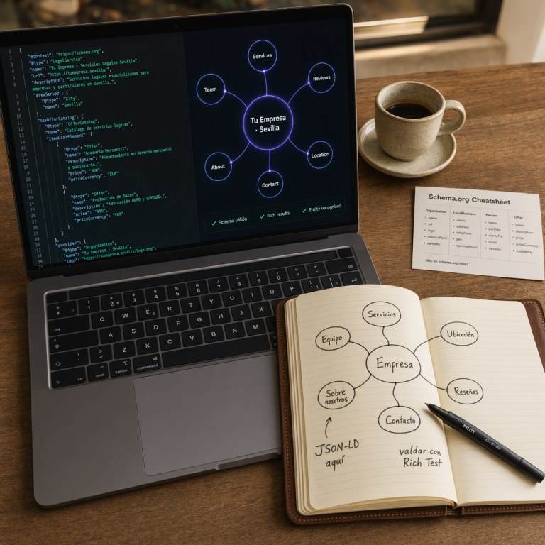 GEO en Sevilla — profesional analizando dashboard