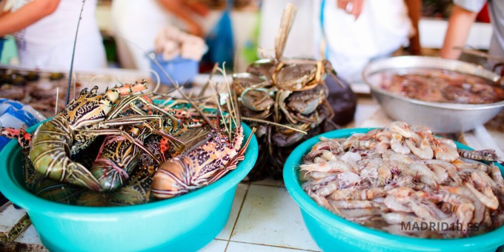 tienda de mariscos